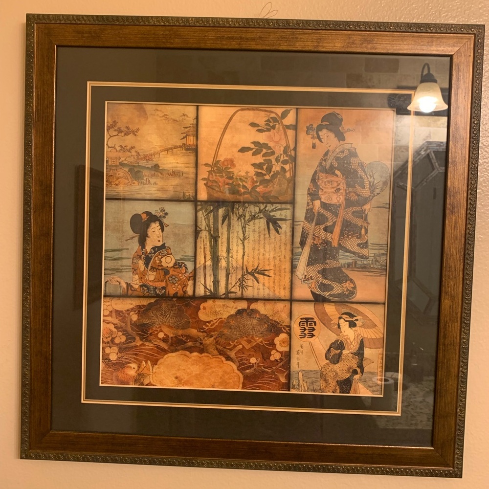 Square wall picture